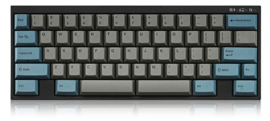 Leopold FC630MBT Blue / Grey 60% Bluetooth MKC38YN2PB |0|